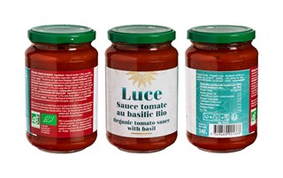 Luce Sauce tomate basilic bio 340g - 1516
